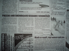 Freeski and snowboard session v Kroměříži