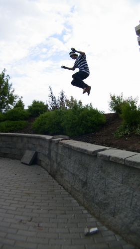 Andrew - Gap parkour jump