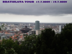 Bratislava za deště mohutného - sobota 15:00 h.