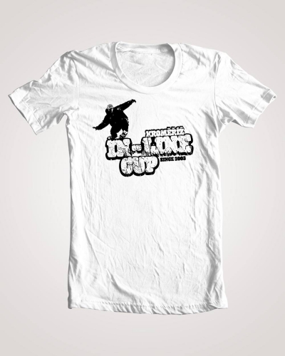 In-Line Cup tričko - bílá