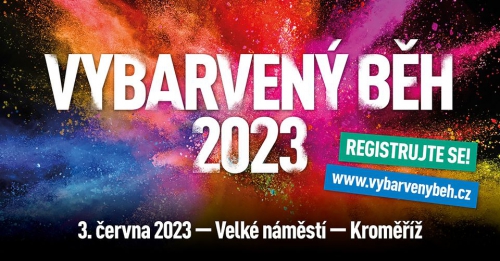 Vybarvený běh 2023 Kroměříž SOBOTA 3. ČERVNA 2023
